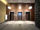 ワテラスタワーレジデンス 1階エレベーター。