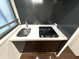フリージアテラス シンク和コンロがついたコンパクトなキッチンスペース