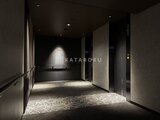 グランドシティタワー月島 モダンなデザインのエレベーターホール