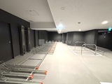 ザ・パークハビオ代々木 駐輪場。