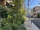 ブランシエスタ目黒中央町 緑に囲まれた落ち着いた雰囲気の共用通路
