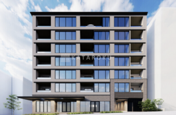 SELENE御殿山 外観パース画像。