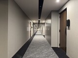 ロイヤルパークス有明 共用廊下。