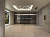 クレアティフ三軒茶屋 モダンなデザイン照明付きの開放的なエレベーターホール