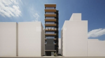 コンフォリア・リヴ門前仲町EAST 外観パース。