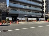 サンライズ茅場町 外観前面道路写真。