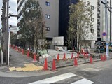 ウエリスアーバン住吉イースト 外観前面道路写真。