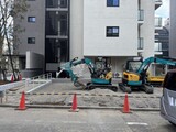 ウエリスアーバン住吉イースト 外観敷地内写真。