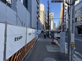 ルフォンプログレ北新宿 外観歩道写真。