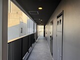 ジオエント早稲田 共用廊下。