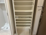 ダフィット錦糸町 収納力たっぷりの可動棚を備えたシューズボックス