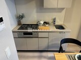 プラウドフラット西蒲田 ガスコンロとシンク付きの機能的なキッチンスペース