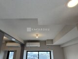 シーズンフラッツ大森北三丁目 落ち着いた色合いのリビングダイニング天井と大きな窓からの採光