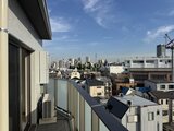 ジェノヴィア北千住 広々としたバルコニーから市街地を一望できる眺望