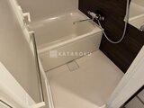 パークアクシス品川シーサイド 白い浴槽と洗い場のある浴室