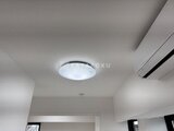 グランカーサ住吉2 明るいLED照明が付いたシンプルな天井空間