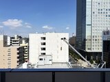 アーバネックス錦糸公園3 高層階からの眺めで都市風景が広がるバルコニー