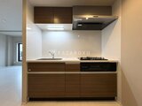 ビューテラス茗荷谷 木目調の建具が統一されたモダンなキッチン空間