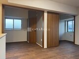 アスマチメゾン両国2 木目調の建具が落ち着いた印象のオープンな間取り空間