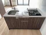 CREATIF本所吾妻橋 シンク・ガスコンロ・調理スペースを備えたI型キッチン