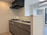 エスレジデンス亀戸バーム ガスコンロと食洗機付きの広めなキッチン空間