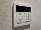プレディアコート北千住 給湯温度を設定できるリンナイ製の浴室リモコン