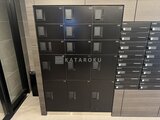 クラリティア上野稲荷町 共用部のメールボックスと集合インターホンが設置された落ち着い