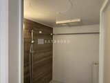 クラリティア上野稲荷町 木目調の壁パネルが落ち着いた印象のシャワールーム