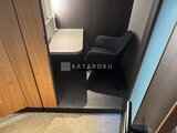 パークアクシス住吉ガーデンスクエア 落ち着いた配色の共用ラウンジスペース