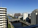 パークアクシス住吉ガーデンスクエア 河川と橋を見下ろす高層階からの開放的な眺望