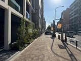 ES-Grande錦糸町ザ・クラス 建物前面の歩道と緑が調和した明るいエントランスアプローチ