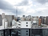 デュオフラッツ浅草田原町ネスト 浅草の街並みとスカイツリーを望む開放的な眺望