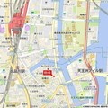 ザ品川イーストレジデンス 周辺の駅や施設が表示された地図上に示された物件の立地
