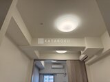 プライムブリス本所吾妻橋 モダンな照明が備わった明るい玄関廊下の様子