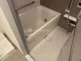 パークアクシス五反田スカイタワー 落ち着いた色合いの浴室とシャワースペース