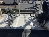 ラグゼナ船堀 日当たり良好な共用自転車置き場の様子