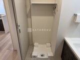 エレミ本蓮沼 洗濯機置き場として機能するコンパクトな防水パン