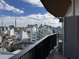 ハイズ三ノ輪2 バルコニーから望む東京スカイツリーと街並みの眺望