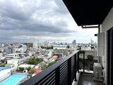 コンフォリア・リヴ駒込西ヶ原 高層階のバルコニーから見た広がりのある都市風景