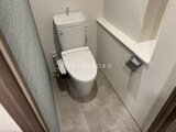 スタイリオ池上サウス 温水便座付きトイレと手洗いシンクを備えた清潔感のあるトイレ室