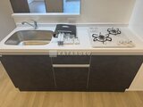 クリアル文京千石2 ガスコンロと水道栓付きのコンパクトなキッチンカウンター