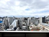 ウィーブベース上野ノース 高層階からの市街地を望むバルコニーからの眺め