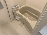 ラヴィエール住吉駅前 清潔感のある浴室とシャワー設備の全体像