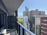グランクレイエル両国 高層階からの開放的なバルコニーと都市風景