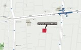 モクシオンプレミアム四谷大京町 周辺道路と建物位置を示した住宅地の地図