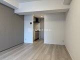 ガーデンザヴィス門前仲町 リビングダイニングからキッチンへと続く開放的な間取りの様子