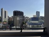 ザ・パークハビオ白金高輪 バルコニーから見た開放的な都市景観と周辺建物群