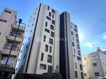パークアクシス大森山王 清潔感のあるモダンデザインの高層マンション外観