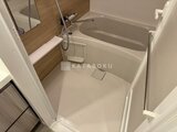 パークアクシス大森山王 木目調のパネルが落ち着いた印象のバスルーム全体