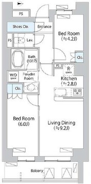 パークアクシス千歳船橋 318 間取り図